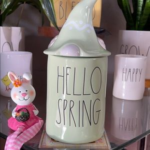 Rae Dunn Hello Spring Candle